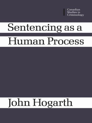 cover image of Sentencing as a Human Process